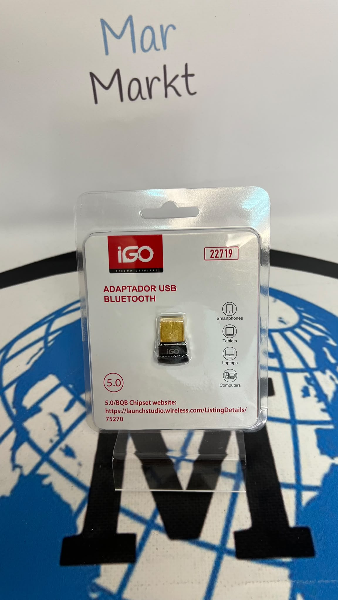 Adaptador USB Bluetooth iGO 5.0
