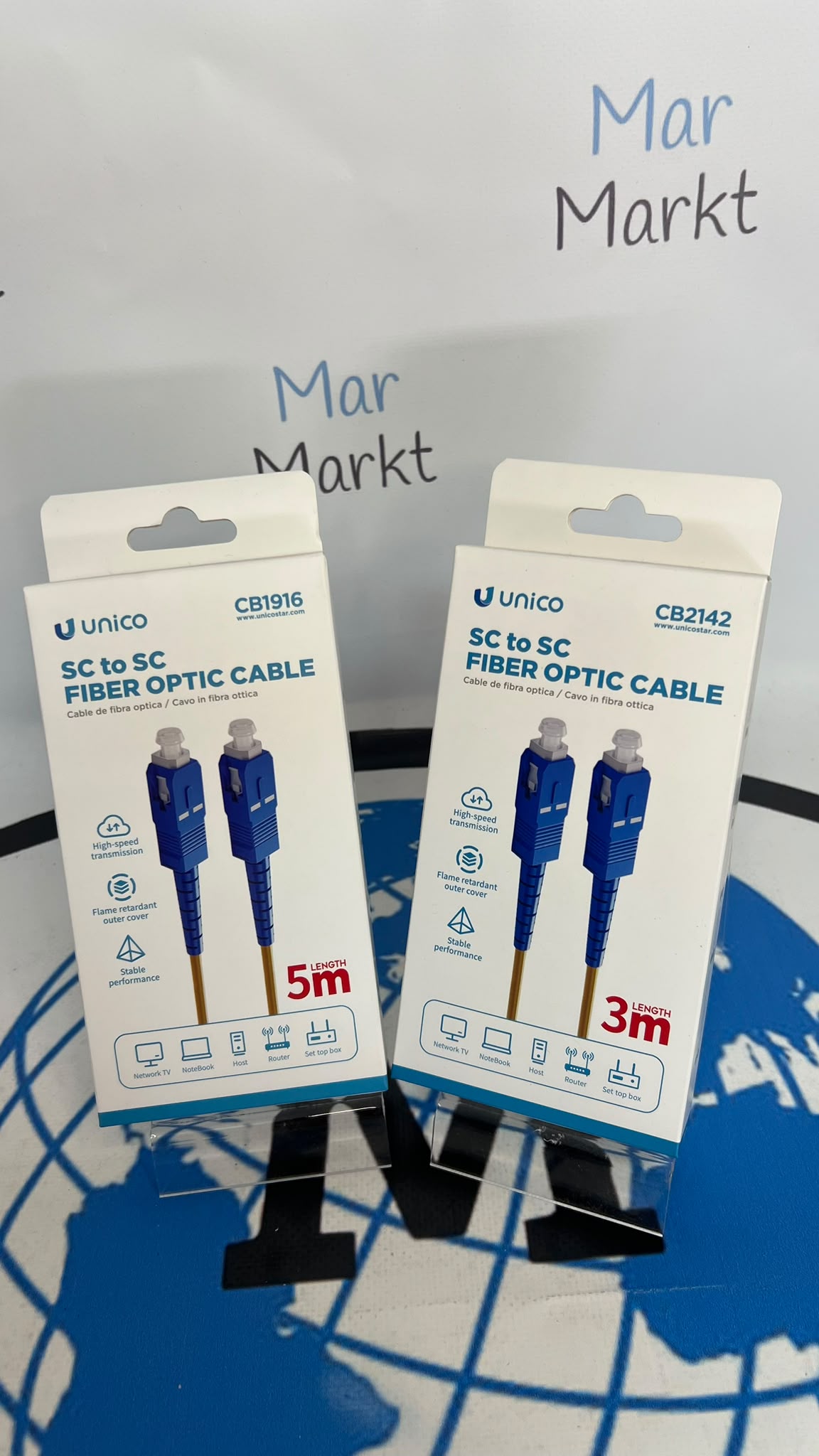 Cable Fibra Óptica Único Interfaz SC-SC