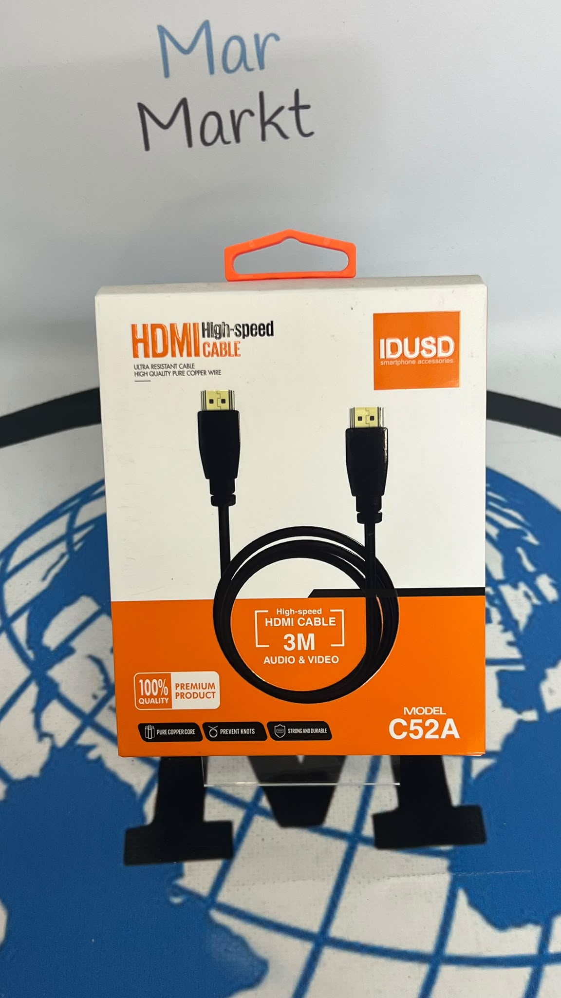 Cable HDMI 2.0 Alta Velocidad 4K IDUSD 1.8m