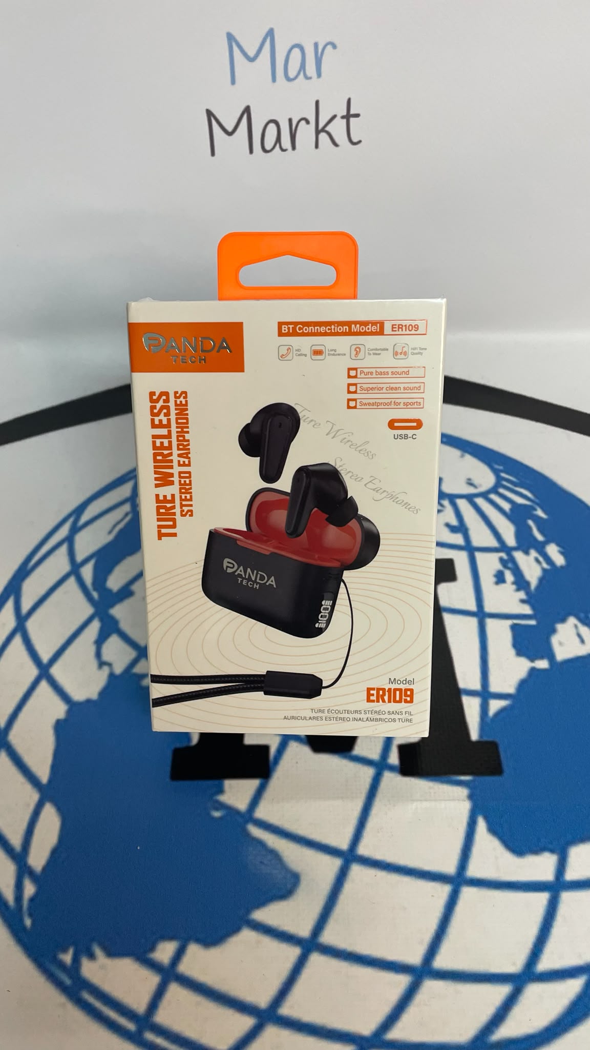 Auriculares Inalámbricos PandaTech ER109 TWS Bluetooth Blanco