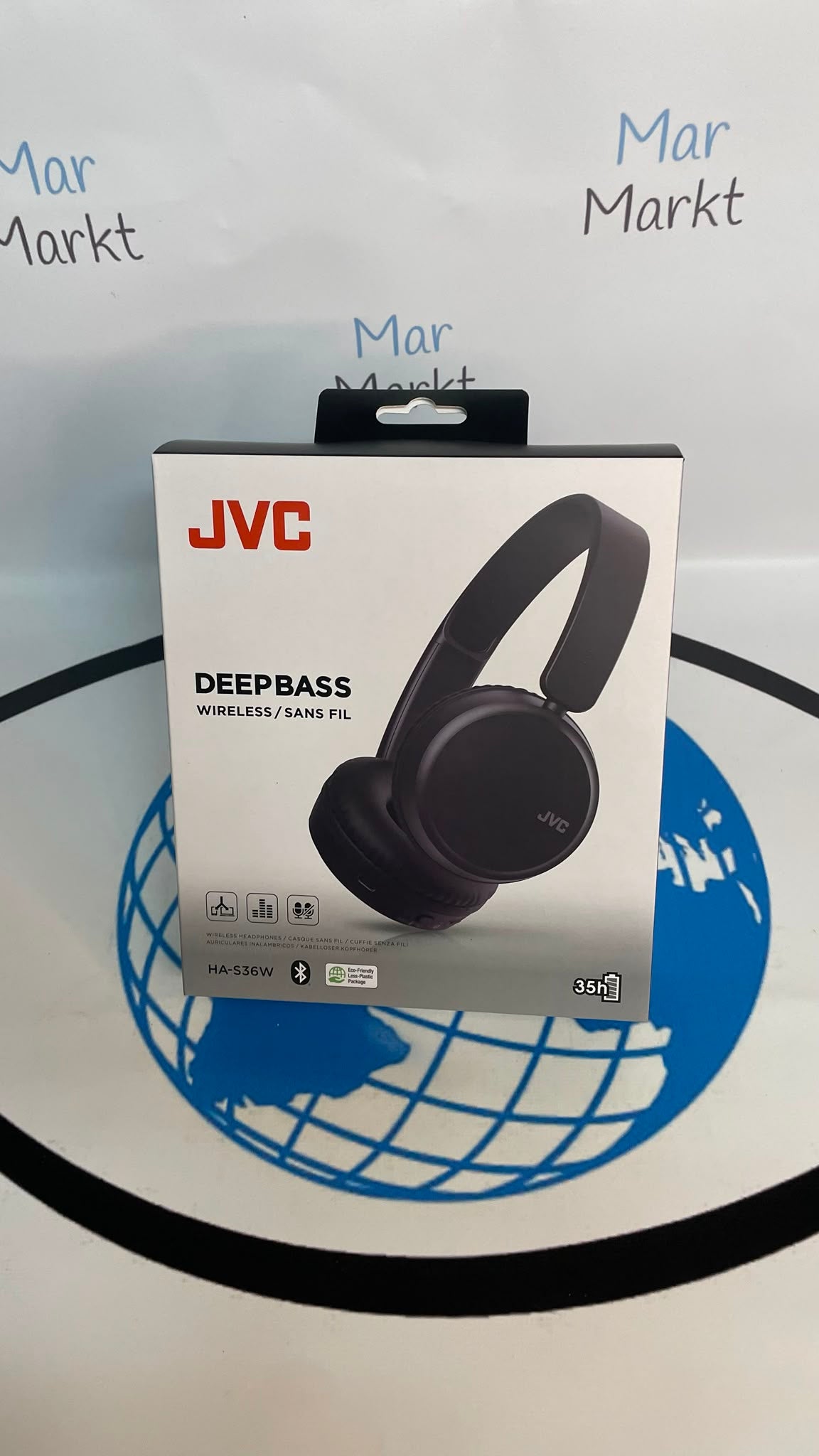 Auriculares Inalámbricos JVC HA-S22W Bluetooth Plegables Negro