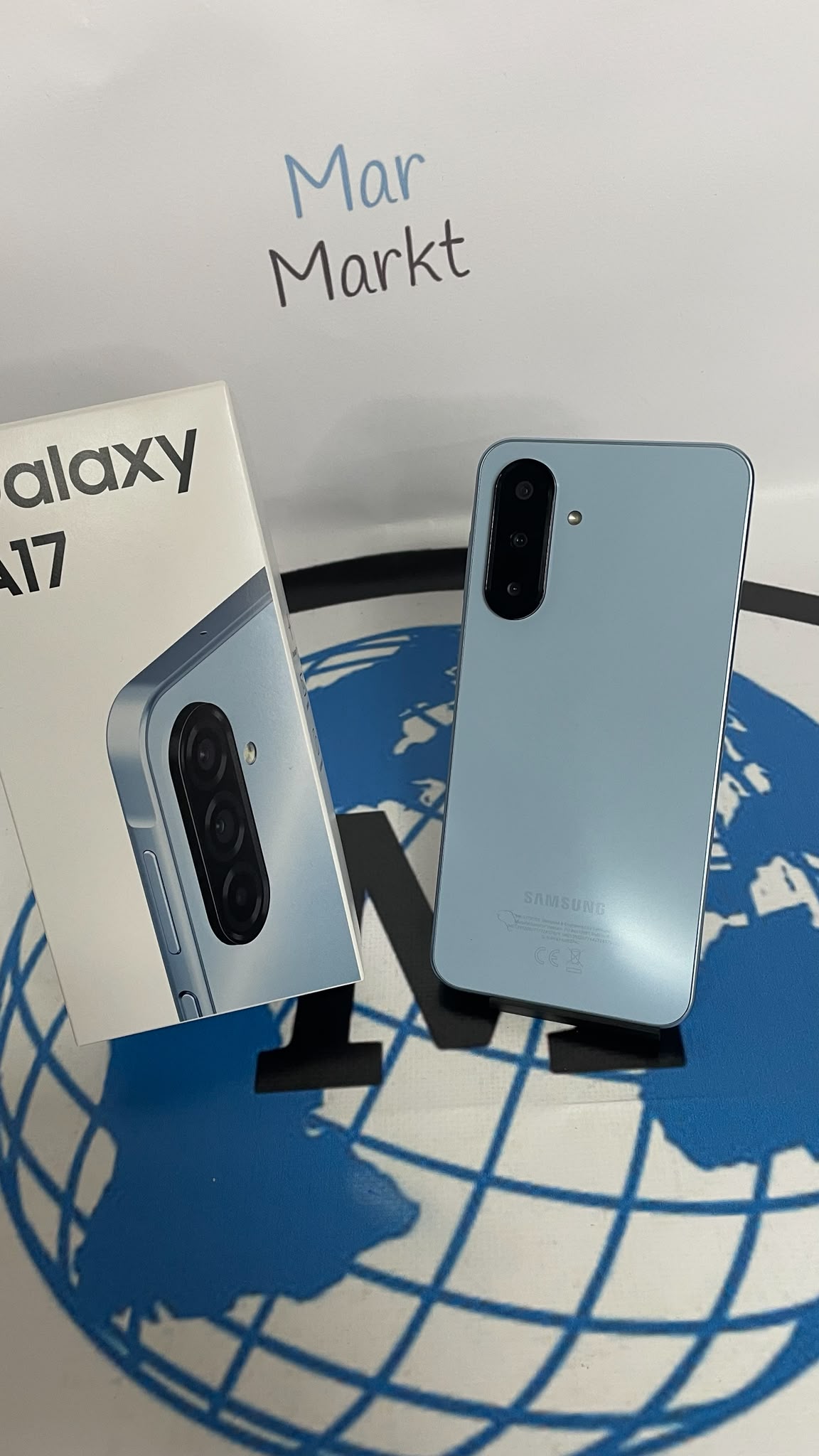 Samsung Galaxy A17 LTE, Azul, 256 GB, 8 GB RAM, 6.7", FHD+ Super AMOLED, Mediatek G99 Octa-core, 5000 mAh, Android 15