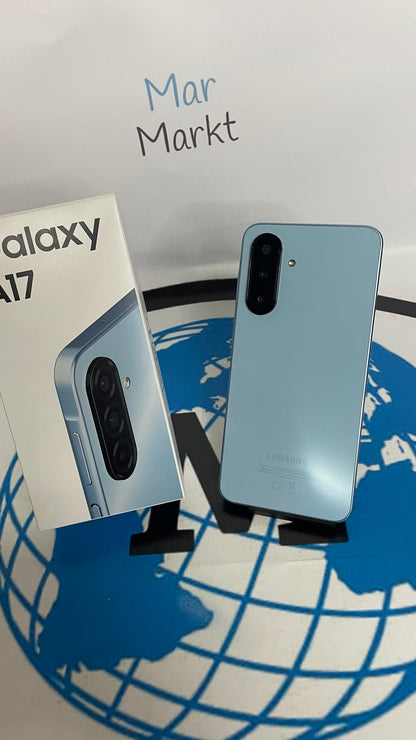 Samsung Galaxy A17 LTE, Azul, 256 GB, 8 GB RAM, 6.7", FHD+ Super AMOLED, Mediatek G99 Octa-core, 5000 mAh, Android 15
