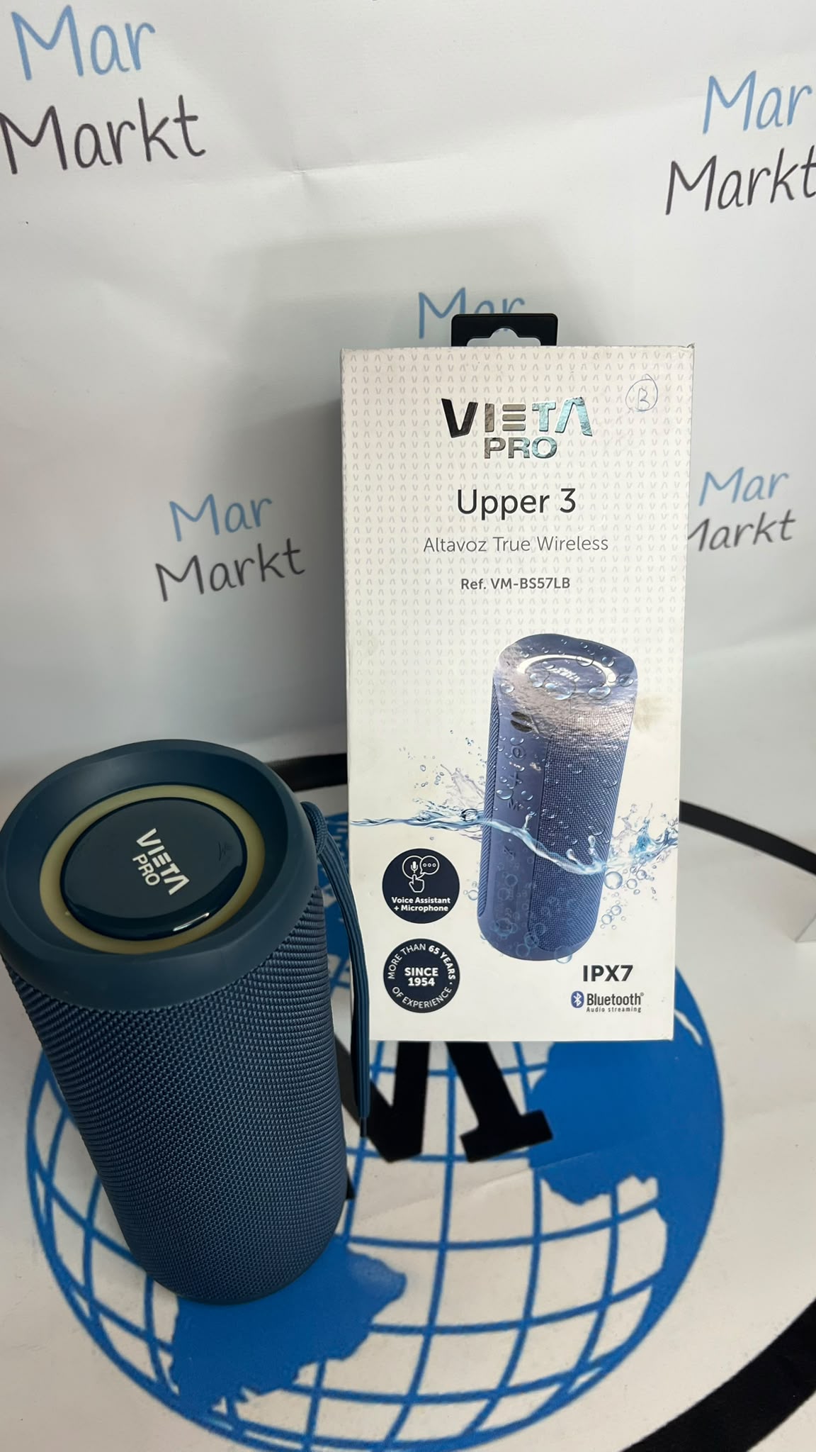 Altavoz Inalámbrico Vieta Pro Dance 25W Bluetooth Granate