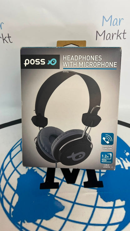 Auriculares de Diadema Poss H996 con Micrófono Integrado