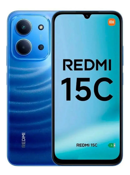 Smartphone Xiaomi Redmi 15C 128GB Batería 6000 mAh Azul