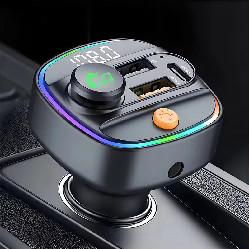 Transmisor FM y Cargador de Coche Eco Drive Sync F65A IDUSD