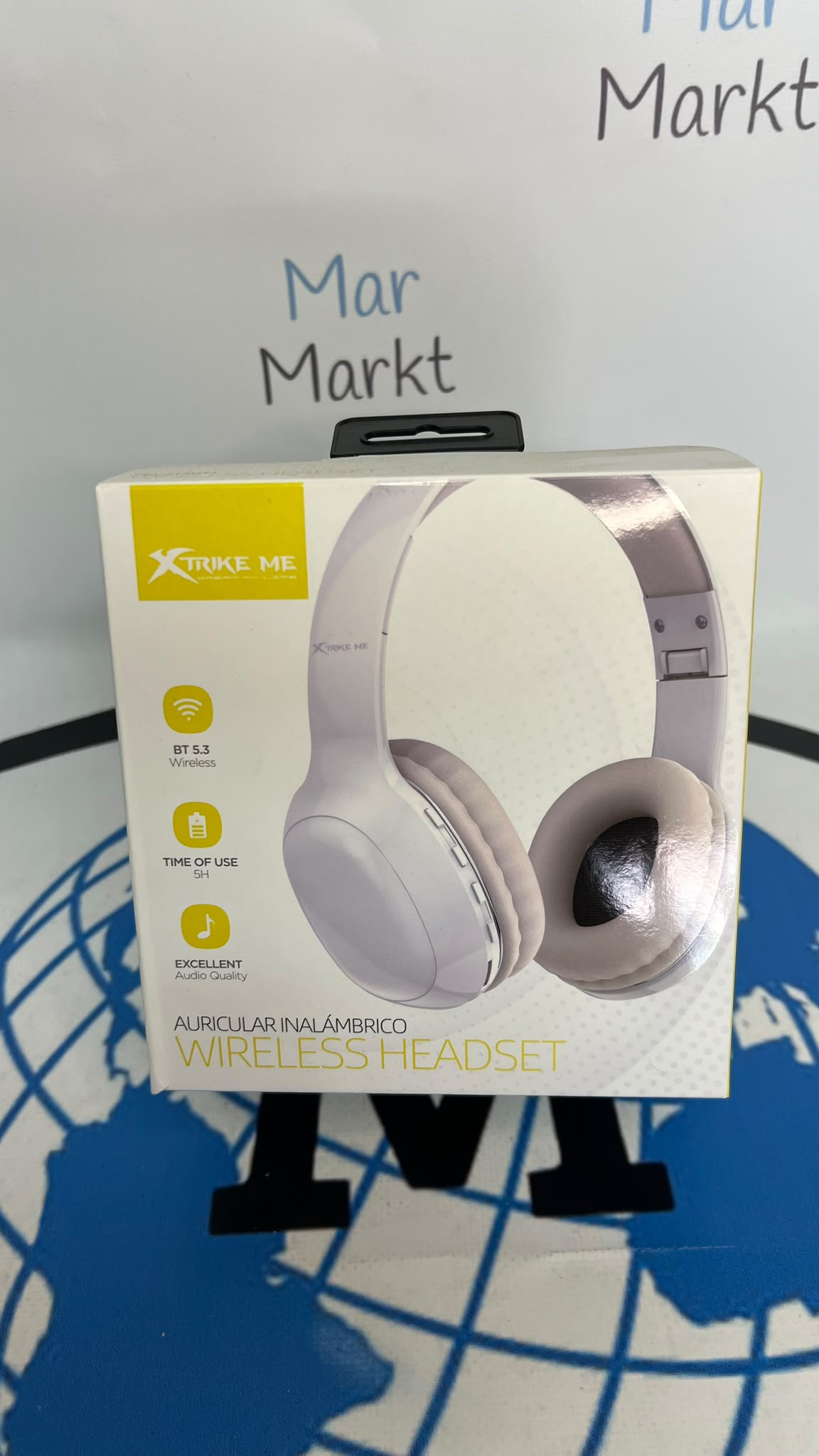 Auricular Bluetooth Xtrike Me Blanco