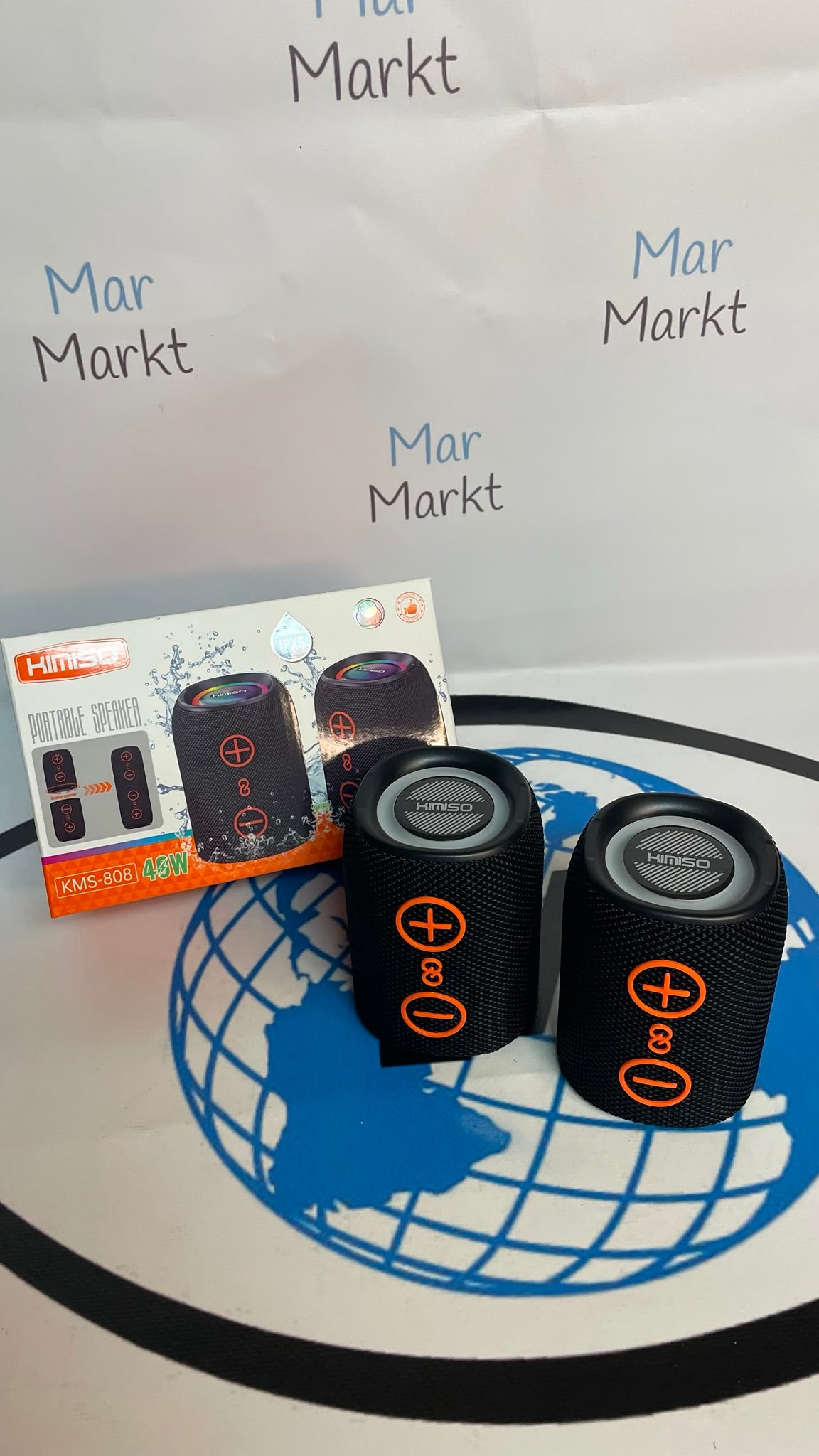 Altavoz Portátil Bluetooth KIMISO KMS-808 Inalámbrico Negro