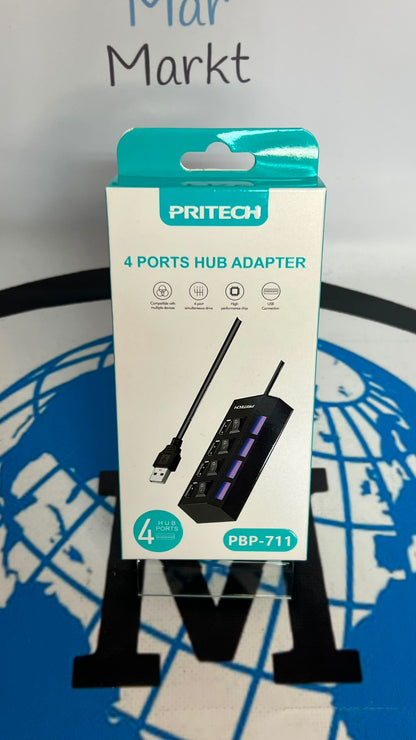 USB Hub Splitter con Switch Independiente Pritech