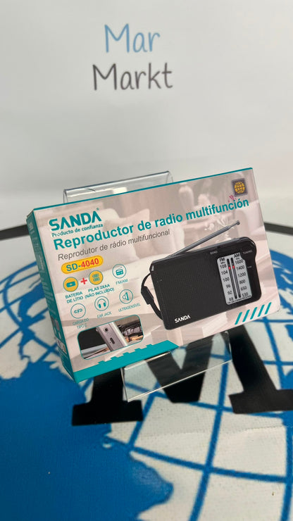 Radio de Bolsillo Sanda SD-4009 Negro