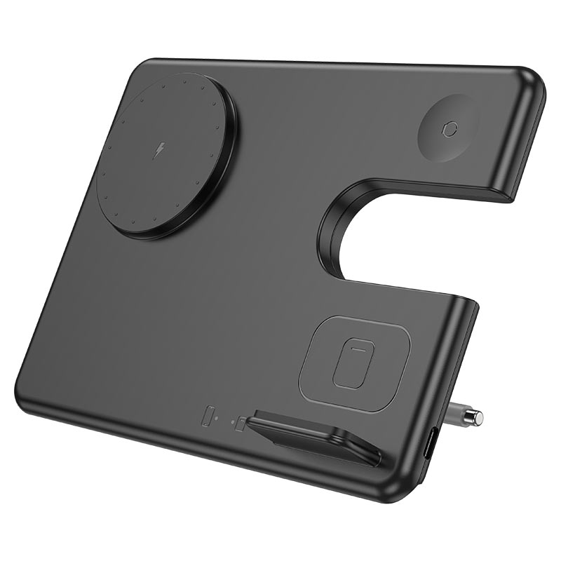 Cargador Inalámbrico 3 en 1 HOCO CQ1 Geek Magnético Plegable