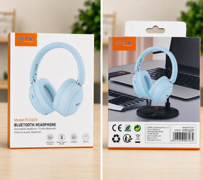 Cascos Bluetooth TV MTK TC3346 Negros